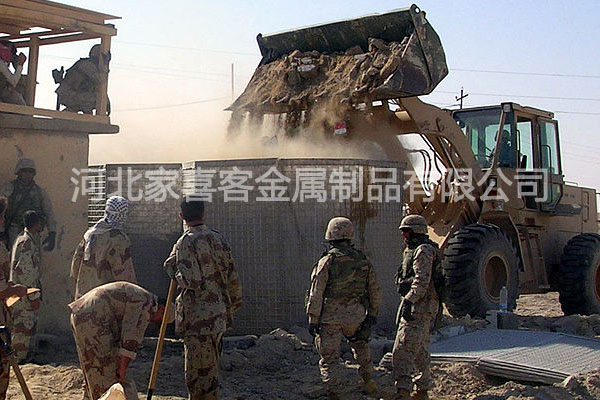 野戰物資倉庫防爆墻